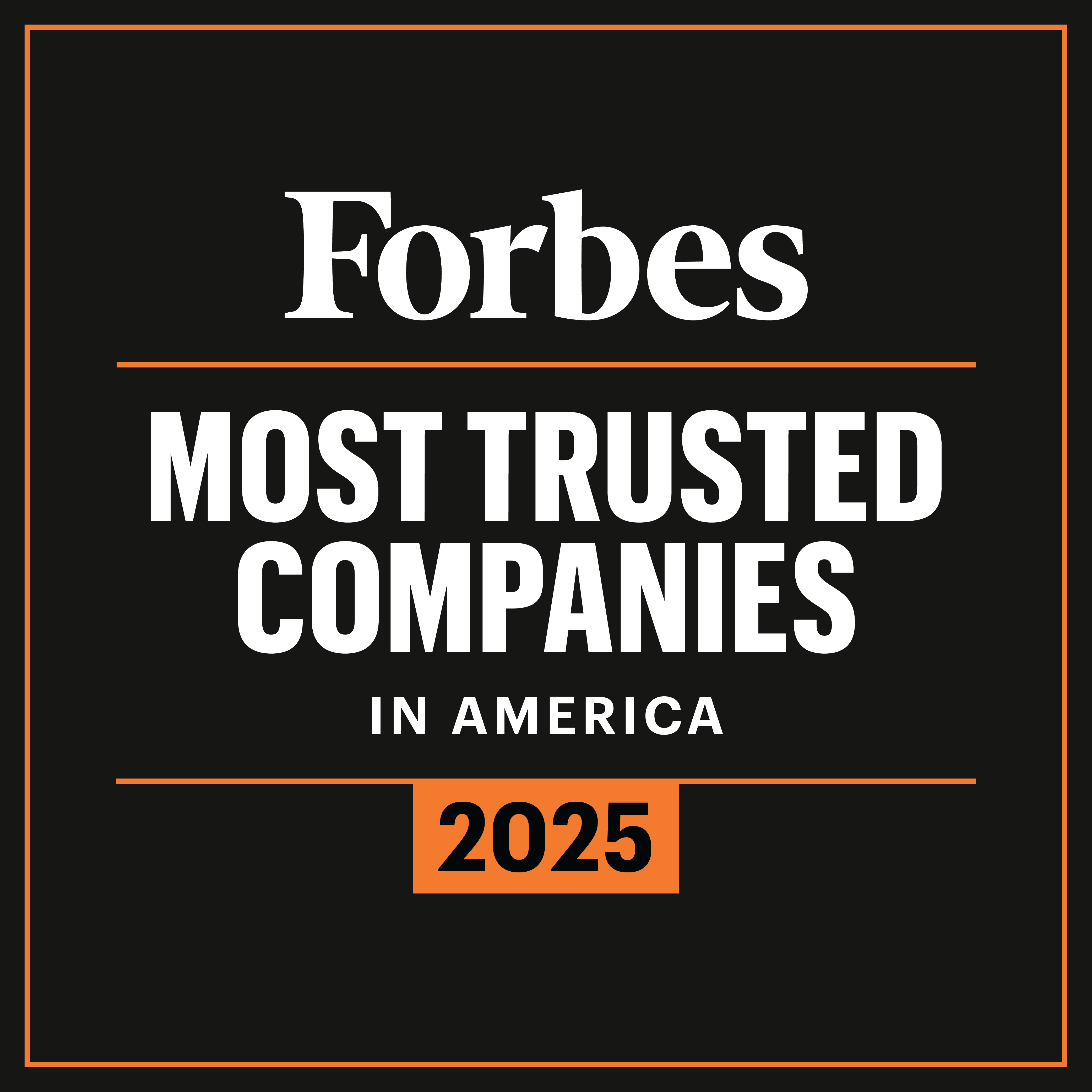 Forbes Most Trusted Company